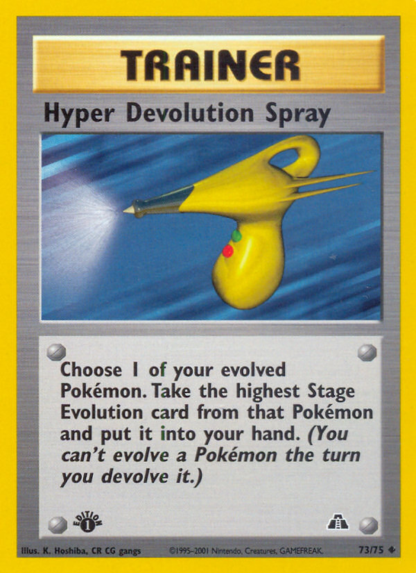 Hyper Devolution Spray — Neo Discovery #73/75