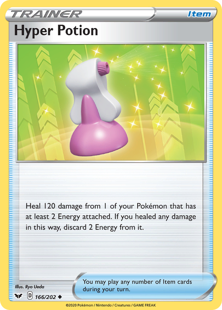 Hyper Potion — SWSH01: Sword & Shield Base Set #166/202