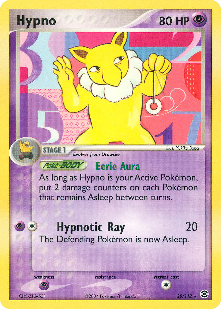 Hypno — FireRed & LeafGreen #25/112