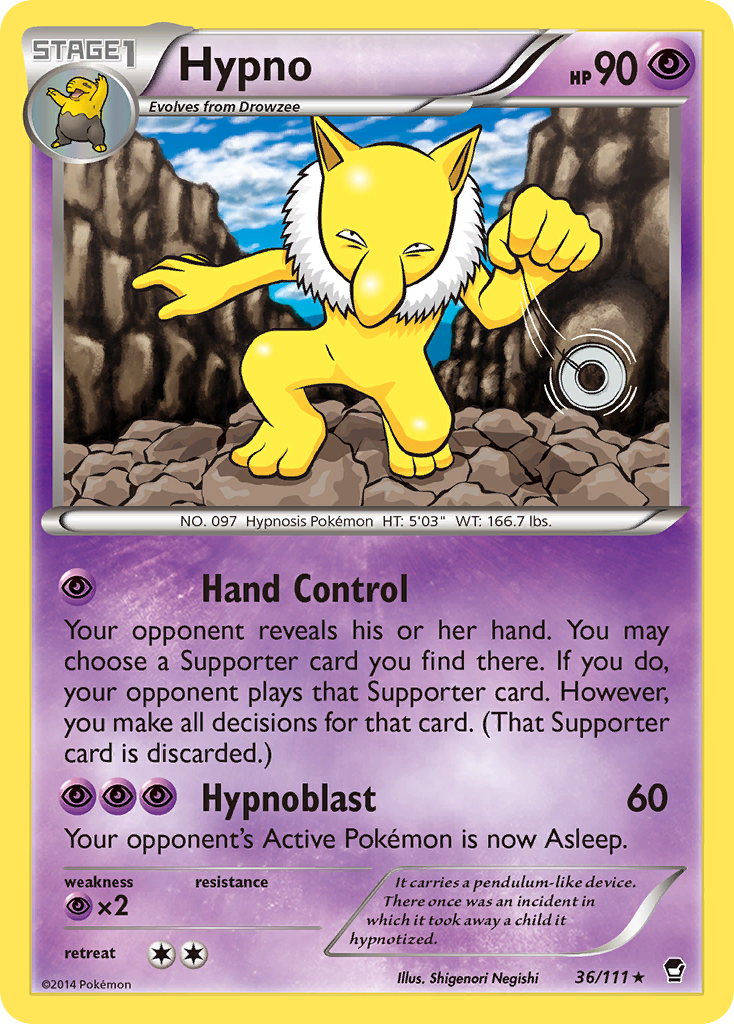 Hypno — XY - Furious Fists #36/111