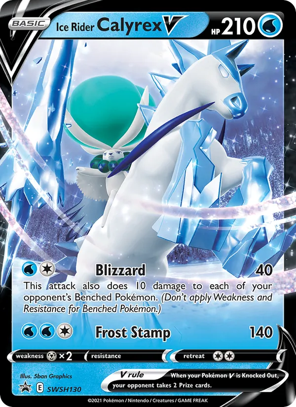 Ice Rider Calyrex V — Jumbo Cards #SWSH130
