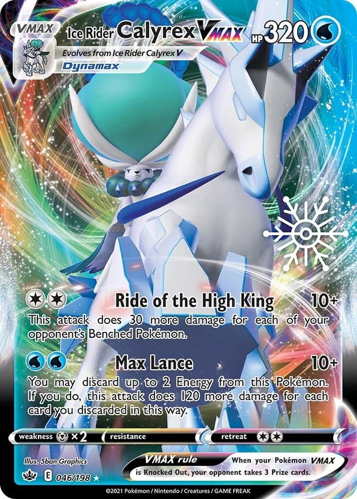 Ice Rider Calyrex VMAX — Miscellaneous Cards & Products #046/198