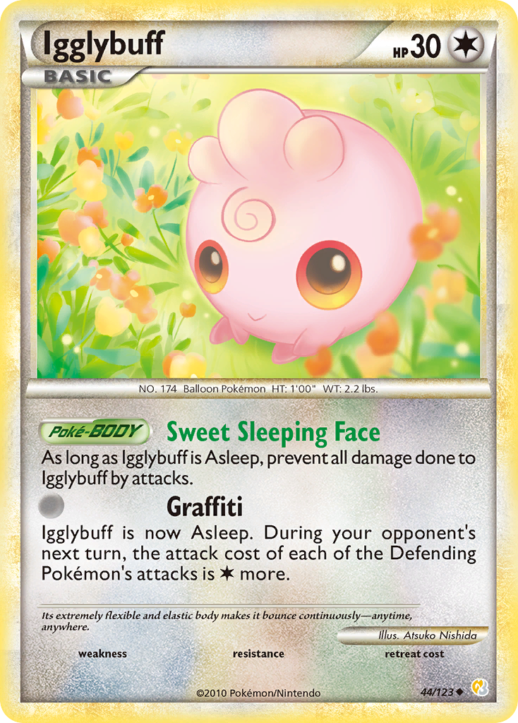 Igglybuff — HeartGold SoulSilver #44/123