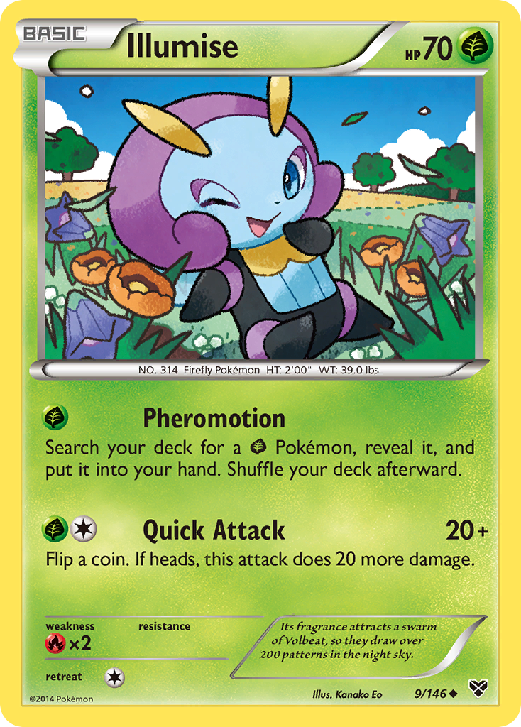Illumise — XY Base Set #9/146