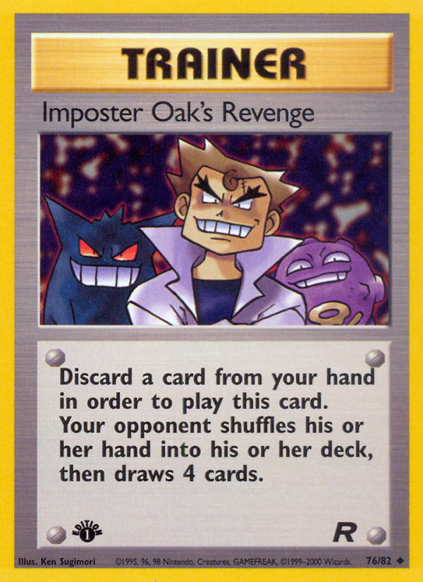 Imposter Oak's Revenge — Team Rocket #76/82
