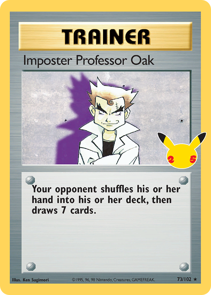 Imposter Professor Oak — Base Set #073/102