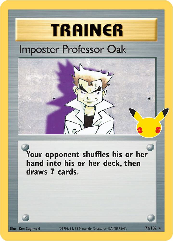 Imposter Professor Oak — Celebrations: Classic Collection #73/102