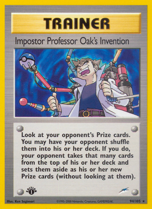 Impostor Professor Oak's Invention — Neo Destiny #094/105