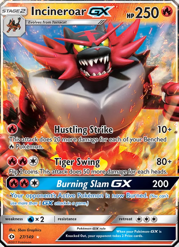 Incineroar GX — Jumbo Cards #027/149