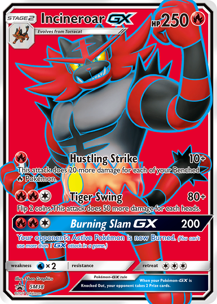 Incineroar GX — Jumbo Cards #SM38
