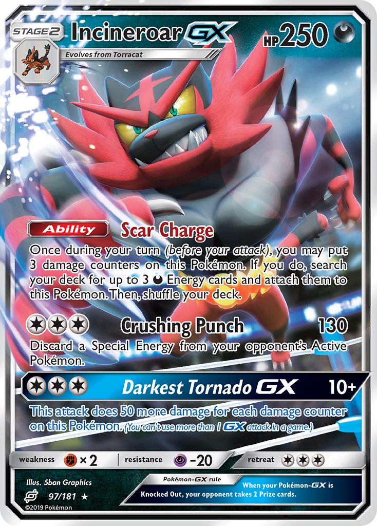 Incineroar GX — SM - Team Up #97/181