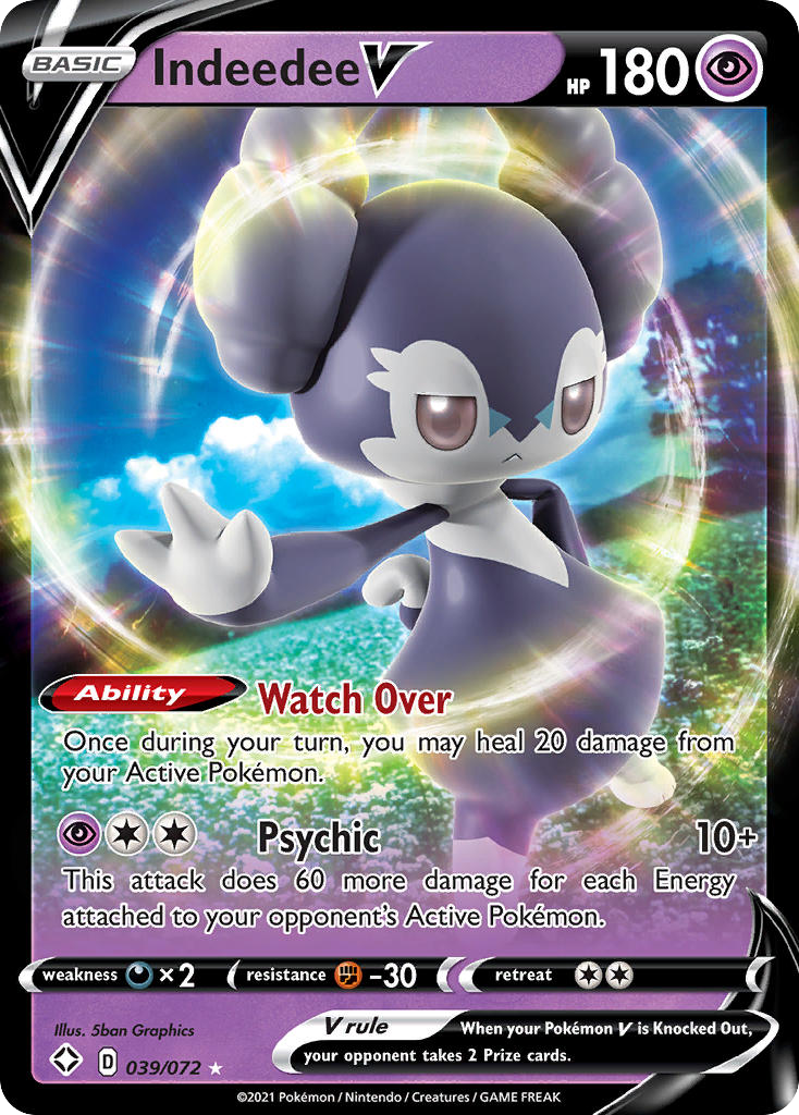 Indeedee V — Shining Fates #039/072