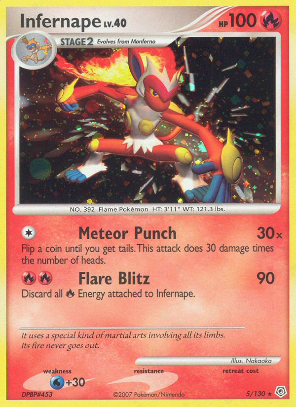 Infernape — Diamond and Pearl #5/130