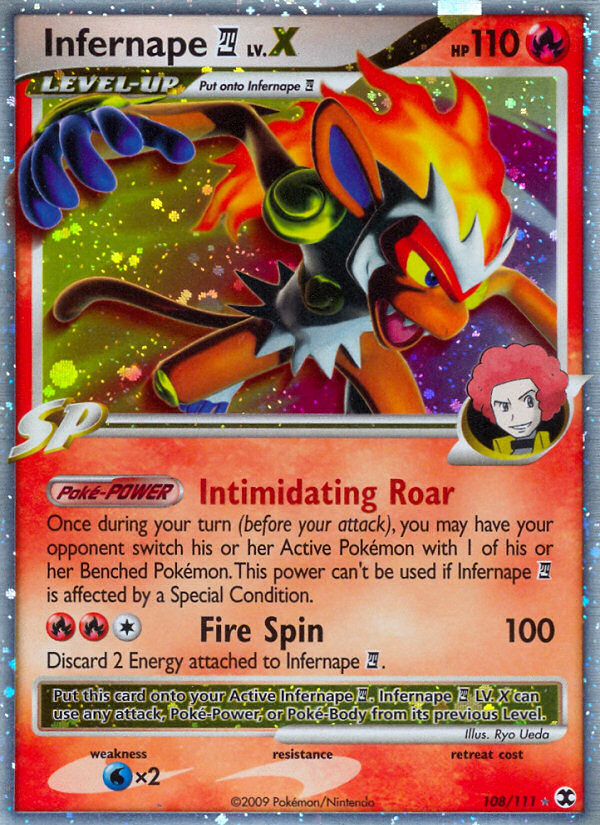 Infernape E4 Lv.X — Rising Rivals #108/111