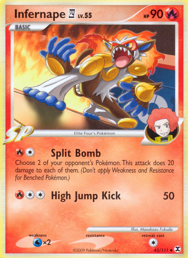 Infernape E4 — Rising Rivals #43/111