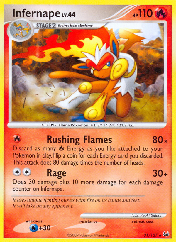 Infernape — Platinum #31/127