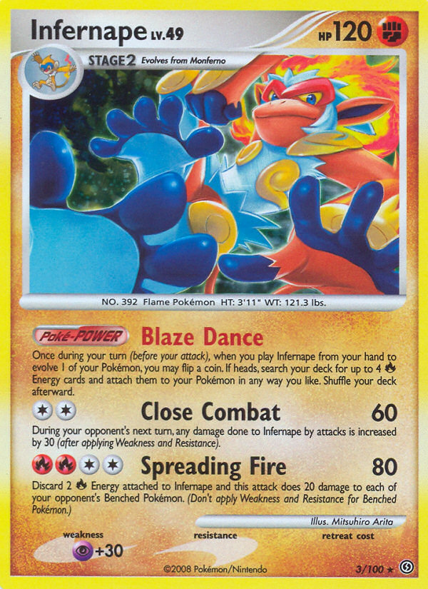 Infernape — Stormfront #3/100