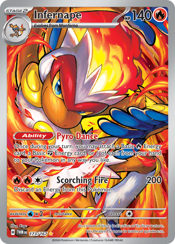 Infernape — SV06: Twilight Masquerade #173/167