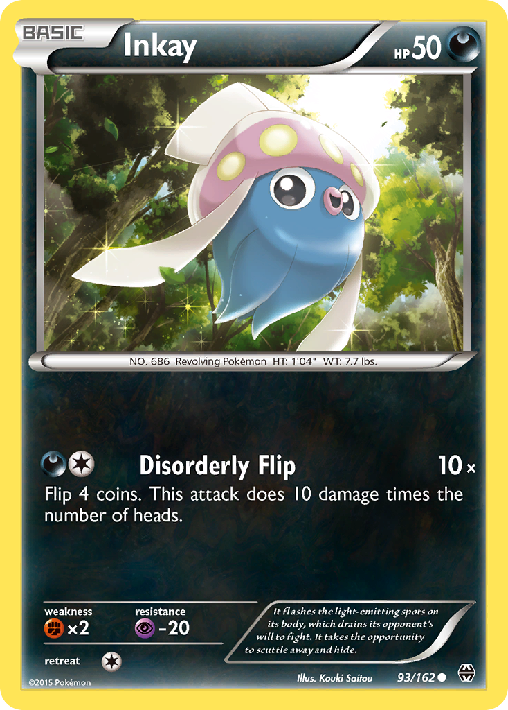 Inkay — XY - BREAKthrough #93/162