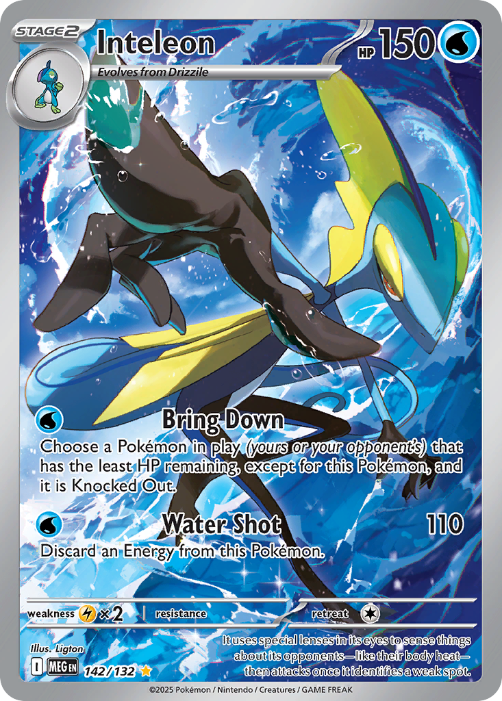 Inteleon — ME01: Mega Evolution #142/132