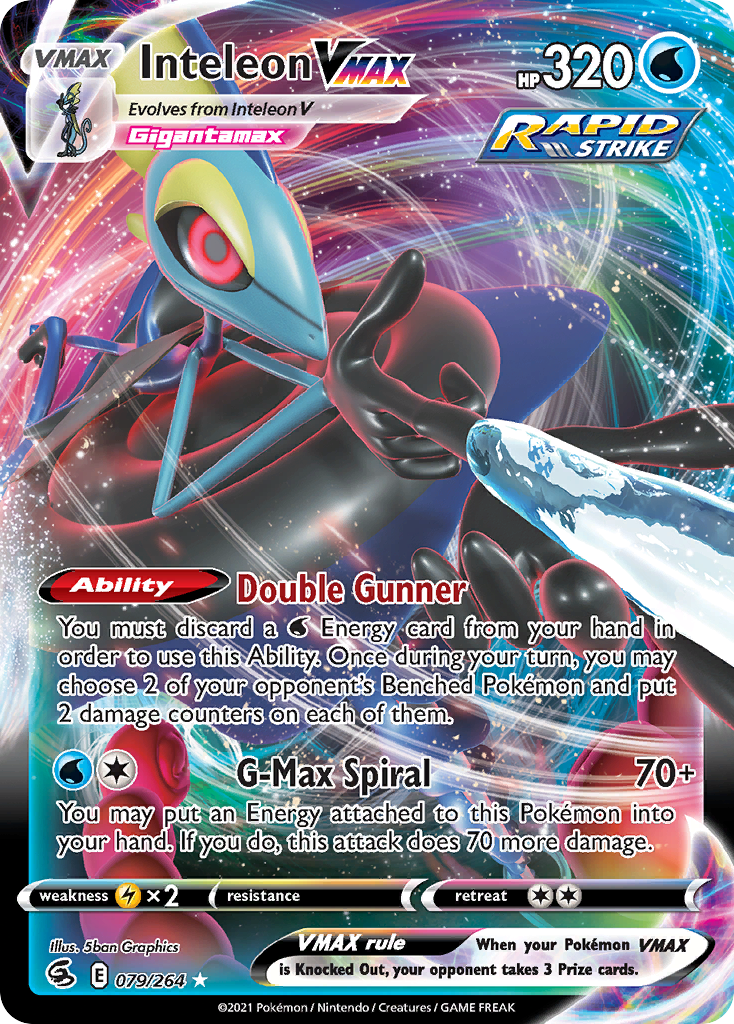 Inteleon VMAX — SWSH08: Fusion Strike #079/264