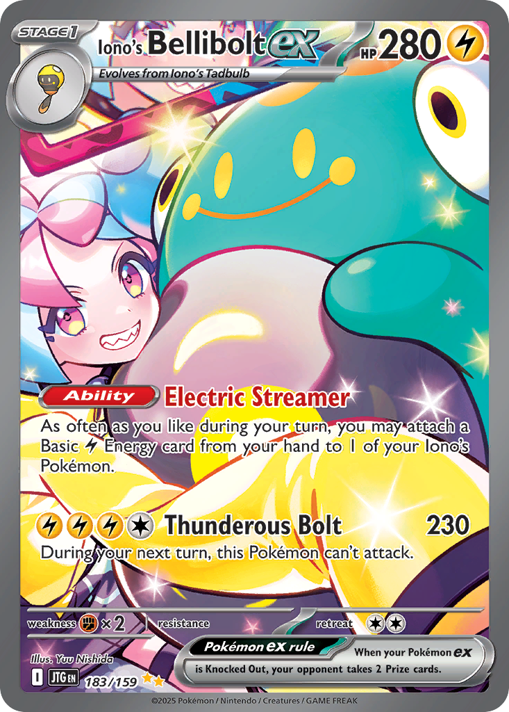 Iono's Bellibolt ex — SV09: Journey Together #183/159