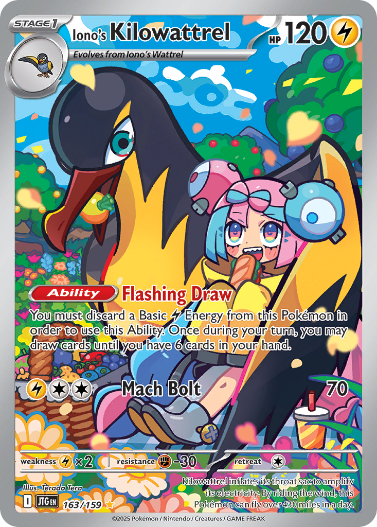 Iono's Kilowattrel — SV09: Journey Together #163/159