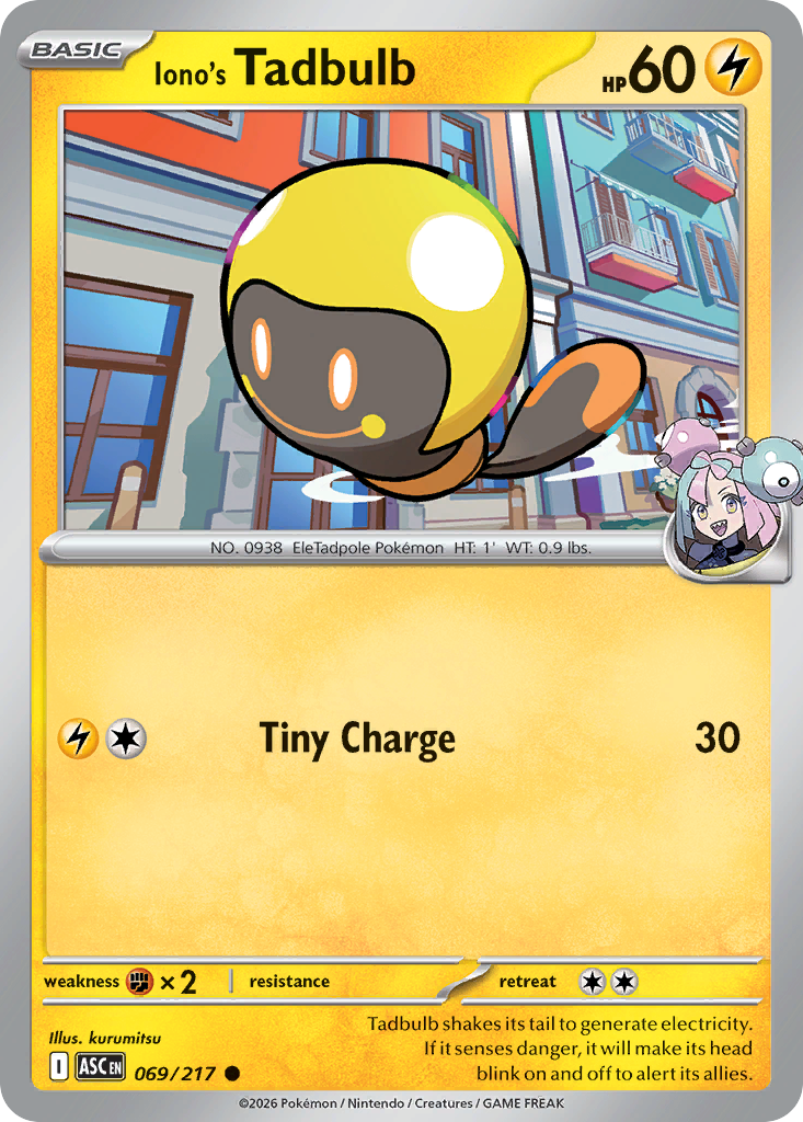 Iono's Tadbulb (Poke Ball)