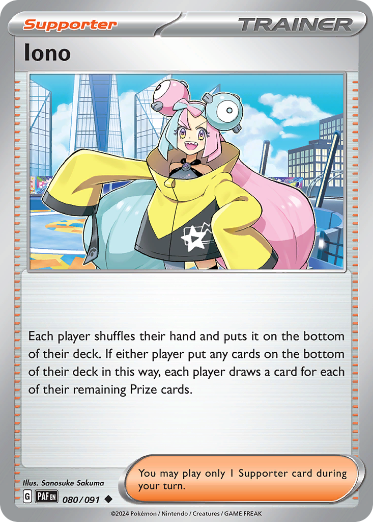 Iono — SV: Paldean Fates #080/091