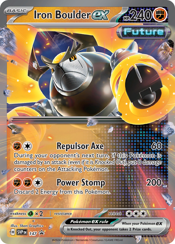 Iron Boulder ex — SV: Scarlet & Violet Promo Cards #147