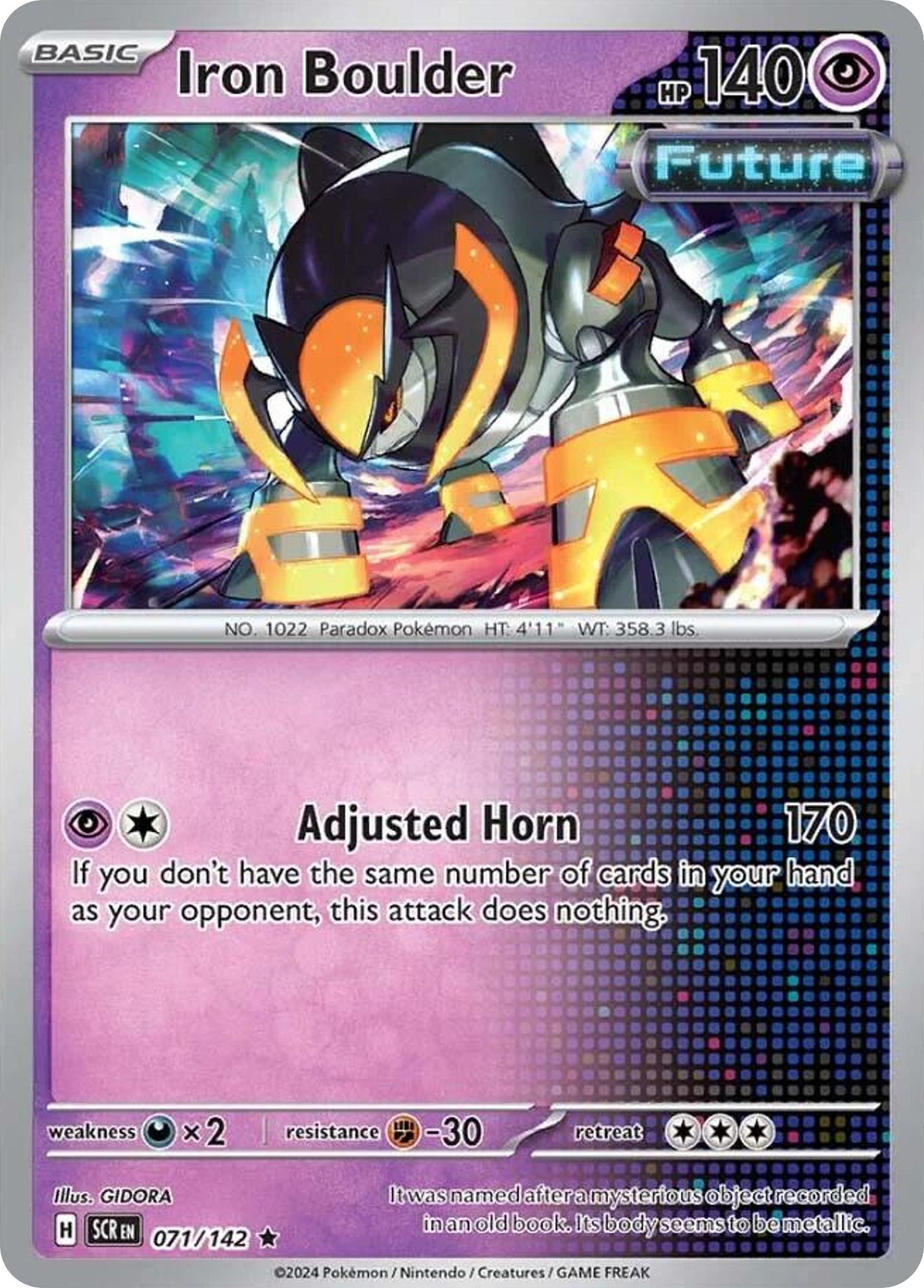 Iron Boulder — Prize Pack Series Cards #071/142
