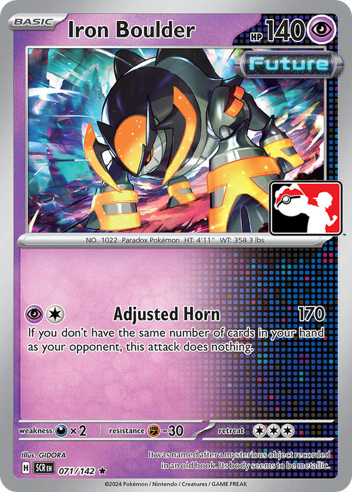 Iron Boulder — Prize Pack Series Cards #071/142