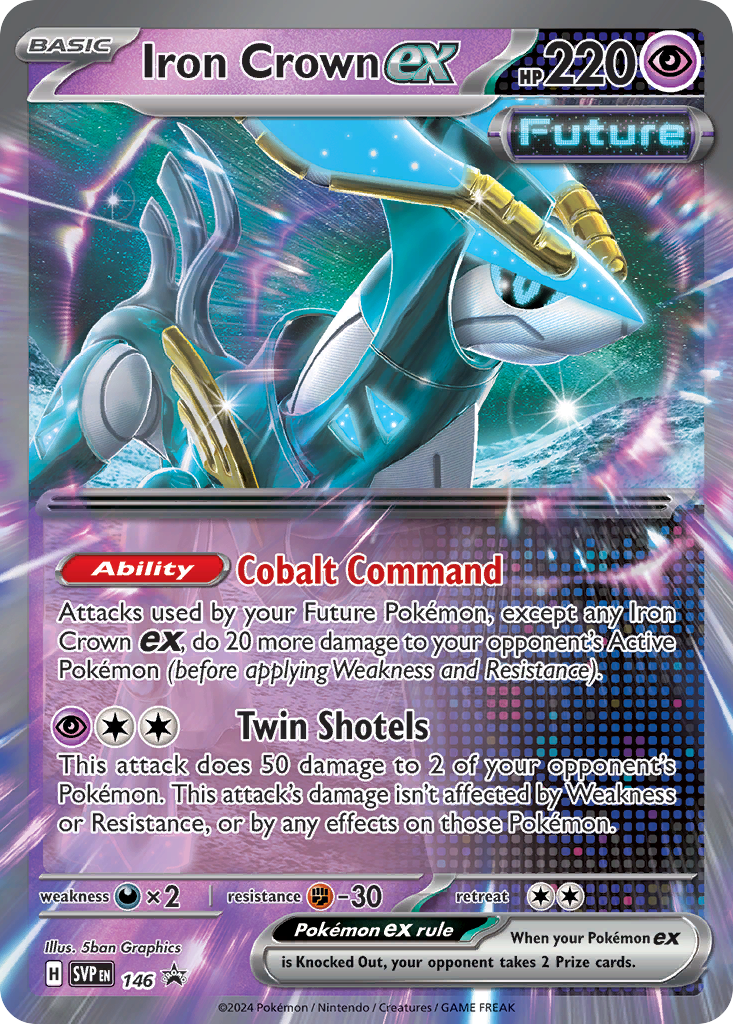 Iron Crown ex — SV: Scarlet & Violet Promo Cards #146