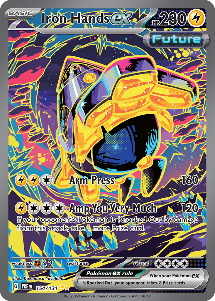 Iron Hands ex — SV: Prismatic Evolutions #154/131