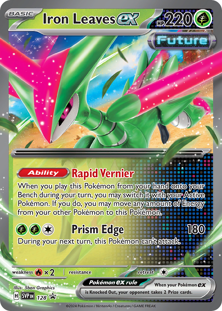 Iron Leaves ex — SV: Scarlet & Violet Promo Cards #128