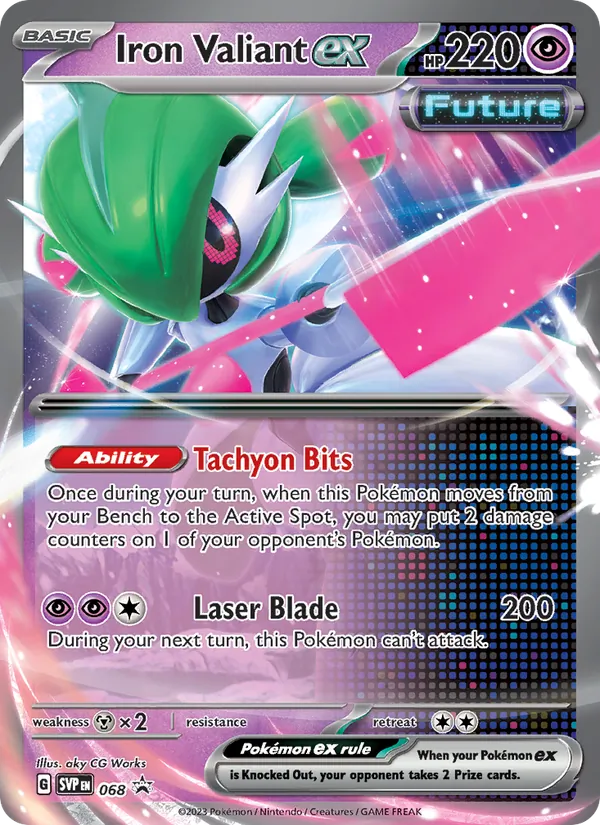 Iron Valiant ex — Jumbo Cards #068