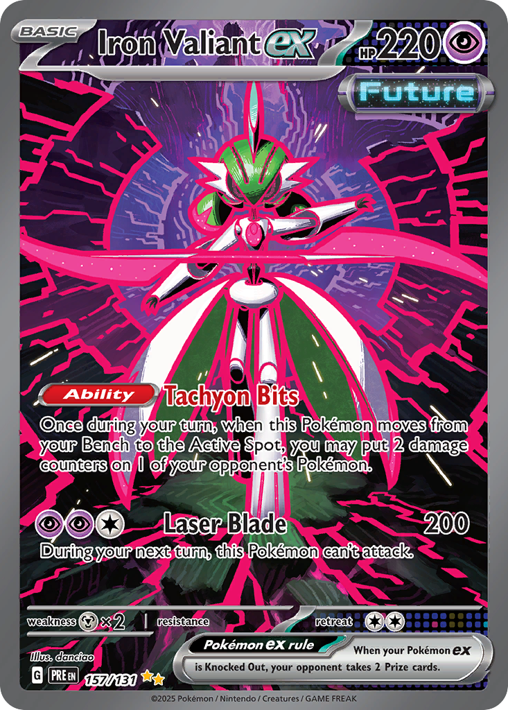 Iron Valiant ex — SV: Prismatic Evolutions #157/131