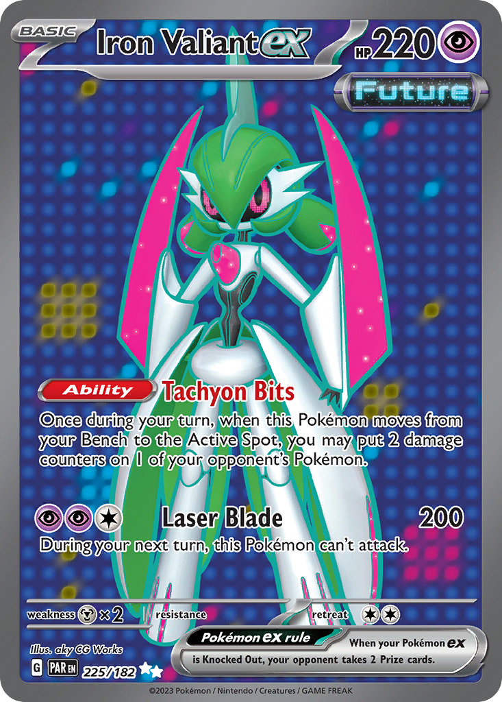 Iron Valiant ex — SV04: Paradox Rift #225/182