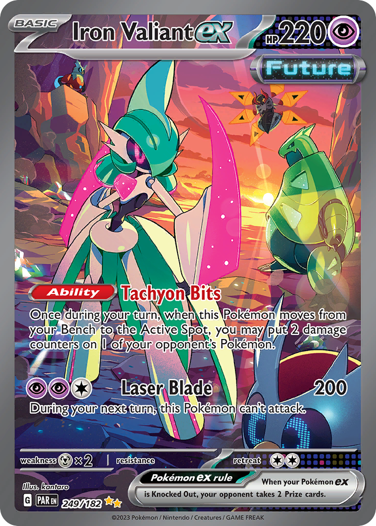 Iron Valiant ex — SV04: Paradox Rift #249/182