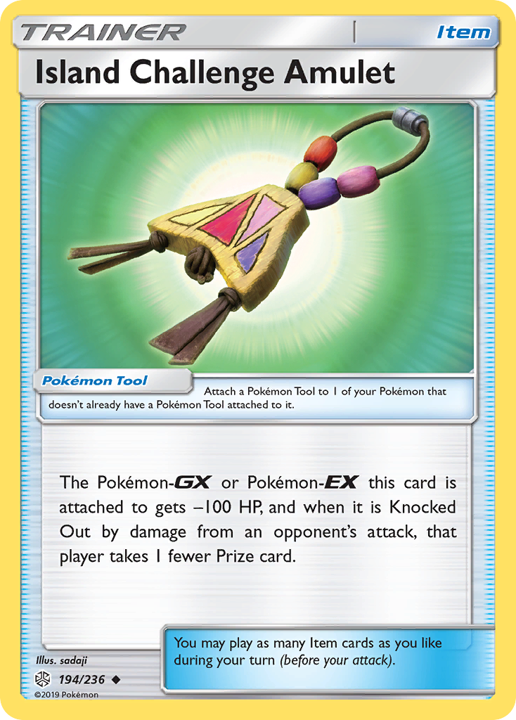 Island Challenge Amulet — SM - Cosmic Eclipse #194/236