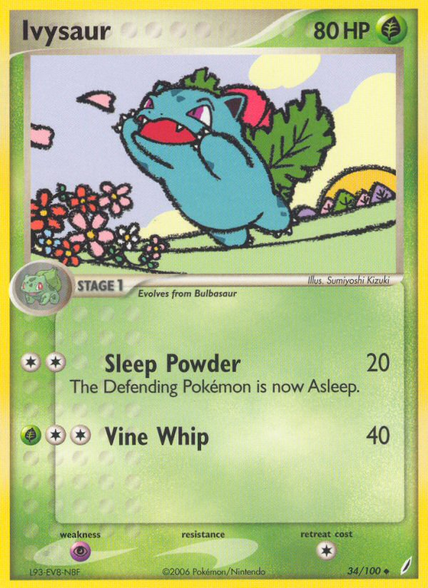 Ivysaur — Crystal Guardians #34/100