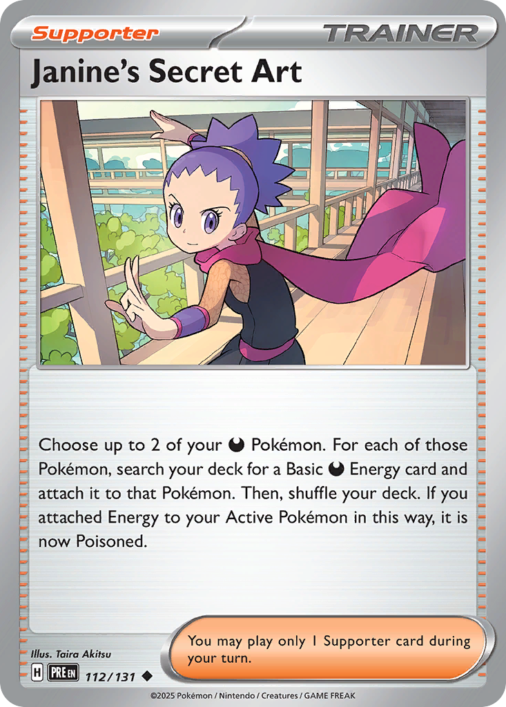 Janine's Secret Art — SV: Prismatic Evolutions #112/131