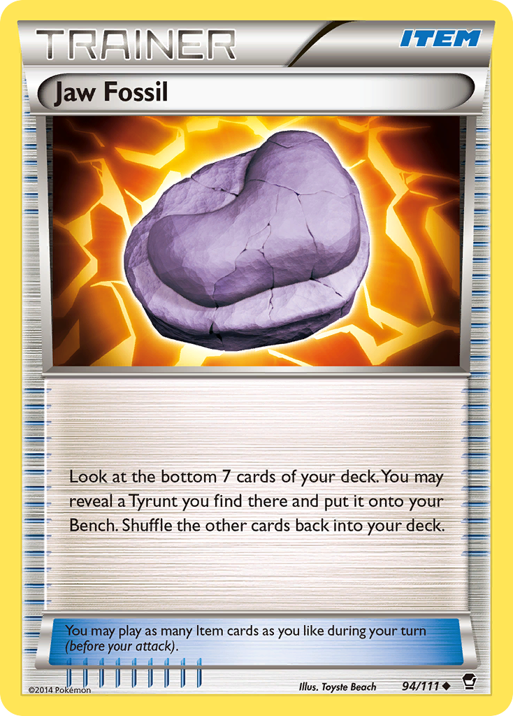 Jaw Fossil — XY - Furious Fists #94/111