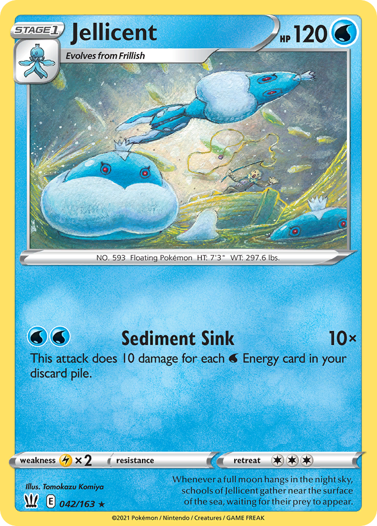 Jellicent — SWSH05: Battle Styles #042/163