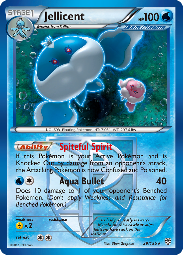 Jellicent (Team Plasma) — Plasma Storm #39/135