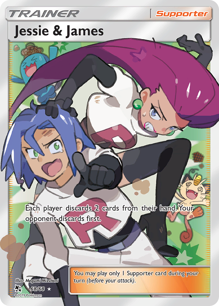 Jessie & James (Full Art) — Hidden Fates #68/68