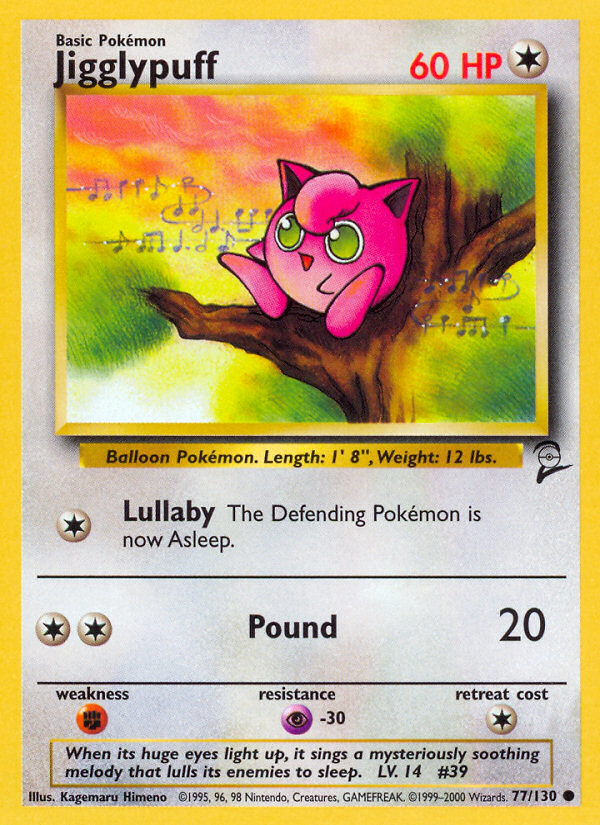 Jigglypuff — Base Set 2 #077/130