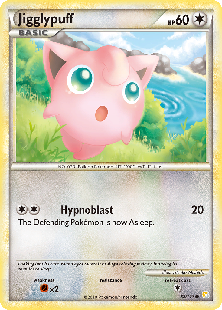 Jigglypuff — HeartGold SoulSilver #68/123