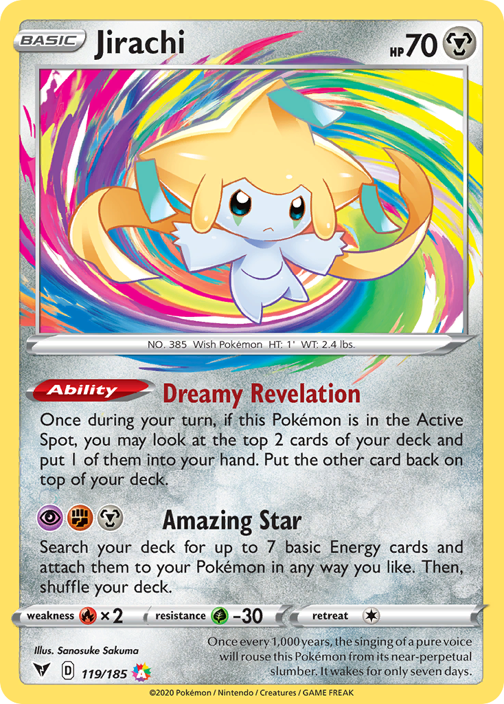 Jirachi — SWSH04: Vivid Voltage #119/185
