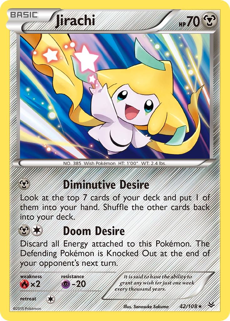 Jirachi — XY - Roaring Skies #42/108